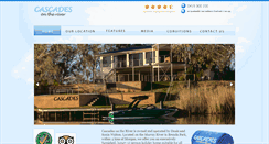 Desktop Screenshot of cascadesontheriver.com.au
